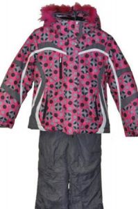 Зимний комплект Kalborn для девочек розовый. Модель 2012