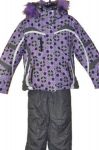 Зимний комплект Kalborn для девочек фиолетовый. Модель 2012